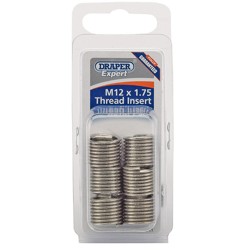 Draper Tools Expert M12 x 1.75 Metric Thread Insert Refill Pack (6) DRA21711