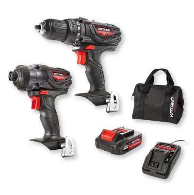 KATANA By Kincrome  18v Lithium Ion Cordless Impact Drill & Impact Driver Combo Kit-2Pce-BFD