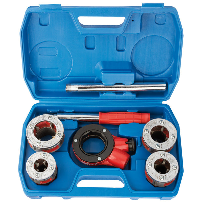 Draper Tools Imperial Ratchet Pipe Threading Kit (7 Piece) DRA22498