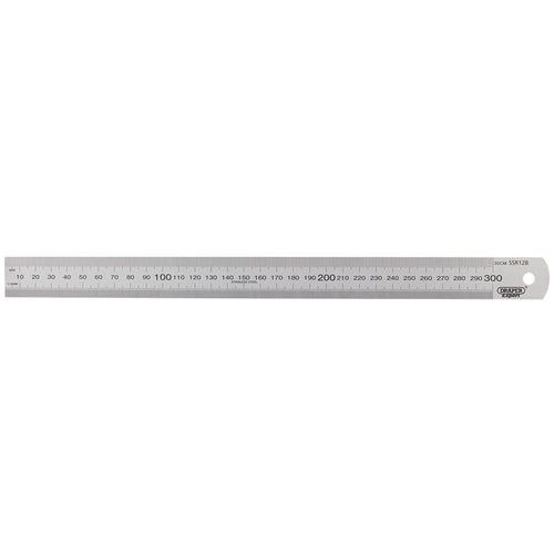 Draper Tools Expert 300mm 12 Stainless Steel Rule DRA22671