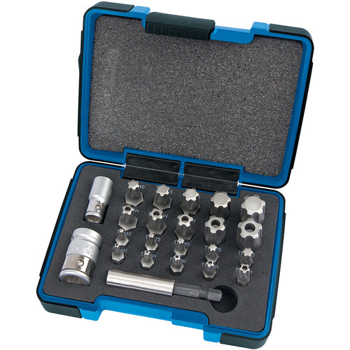 Draper Tools 1/4, 3/8 Sq. Dr. Draper TX-STAR® Plus Bit Set (23 Piece) DRA23241