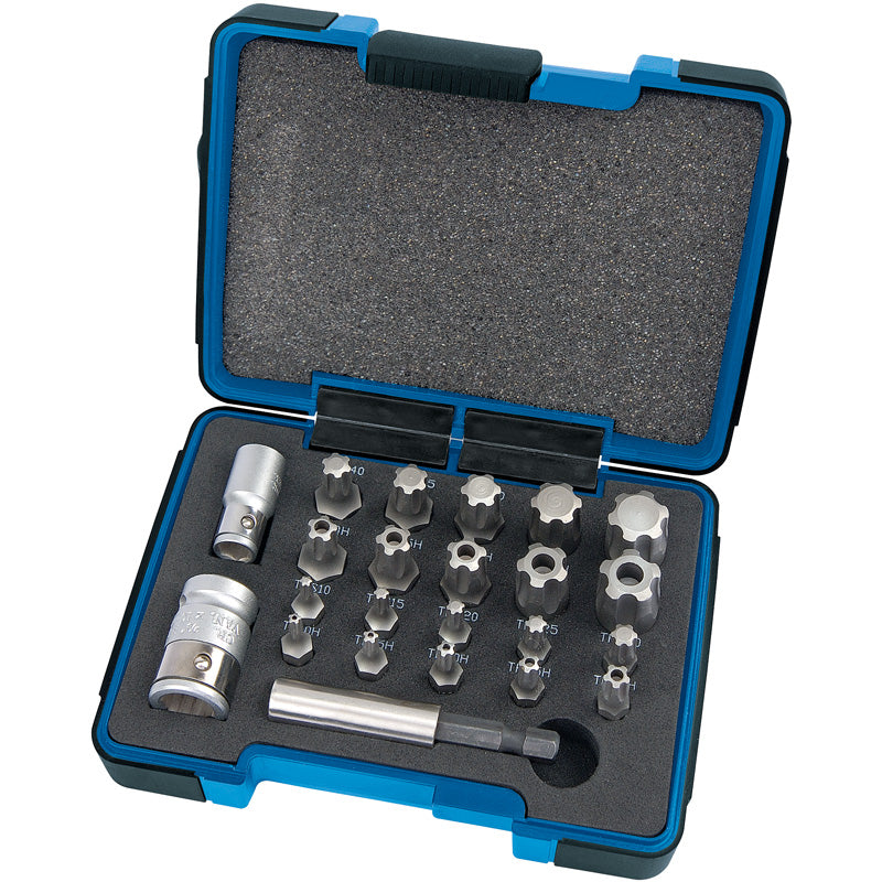 Draper Tools 1/4, 3/8 Sq. Dr. Draper TX-STAR® Plus Bit Set (23 Piece) DRA23241