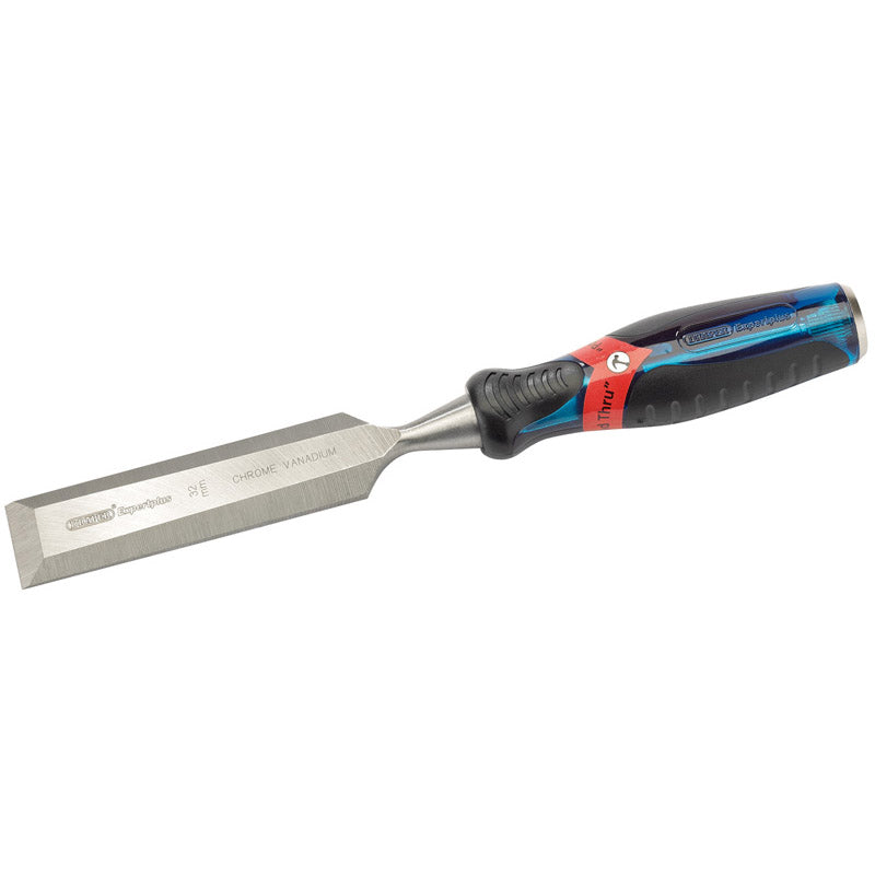 Draper Tools Expert 32mm Soft Grip Pound Thru Bevel Edge Wood Chisel DRA24410