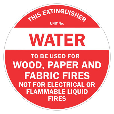 FIRE DISC WATER SIGN 501ESAV