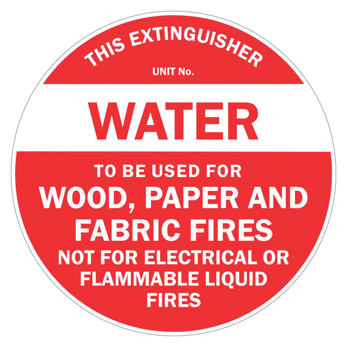 FIRE DISC WATER SIGN 501ESAV
