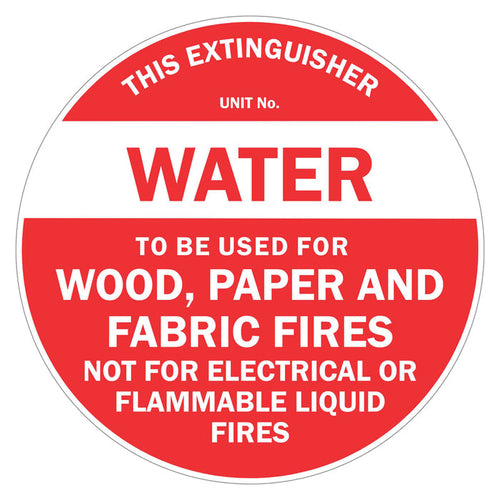 FIRE DISC WATER SIGN 501EP