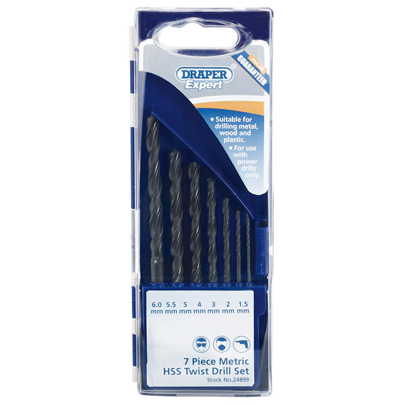 Draper Tools Metric Drill Set (7 Piece) DRA24899