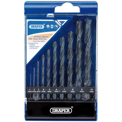 Draper Tools Metric HSS Drill Set (10 Piece) DRA24905