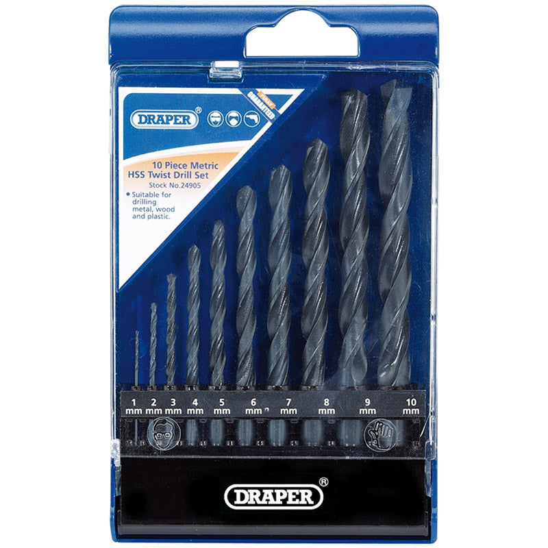 Draper Tools Metric HSS Drill Set (10 Piece) DRA24905