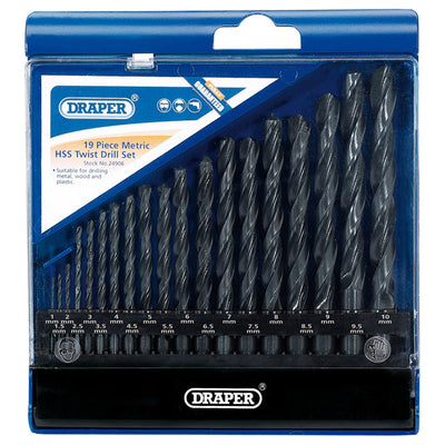 Draper Tools Metric HSS Drill Set (19 Piece) DRA24906
