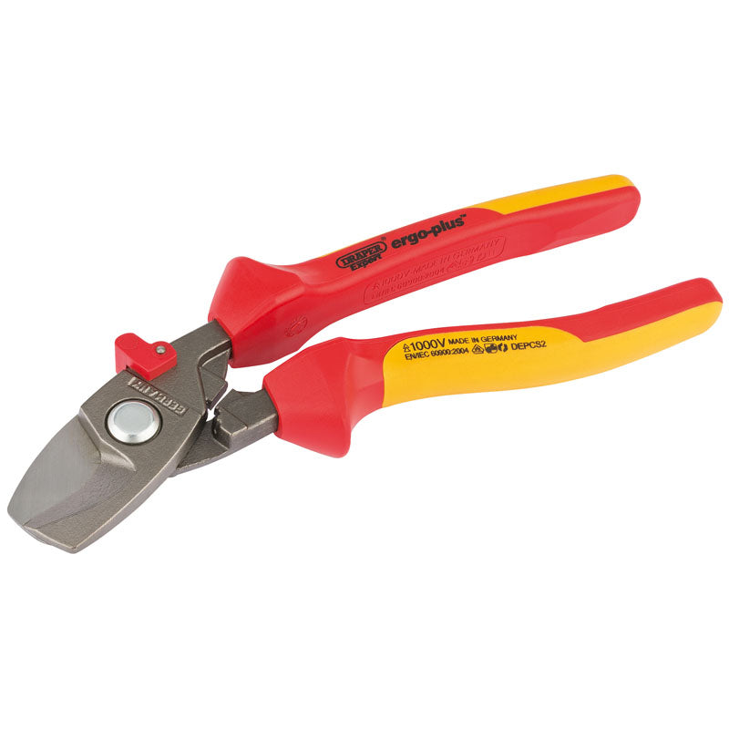Draper Tools Expert 220mm Ergo Plus® Fully Insulated Cable Cutter DRA24972