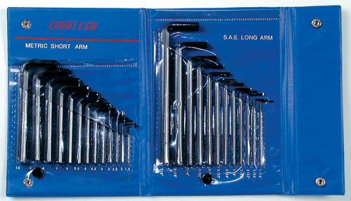 Eurotech Tools ET70600 25Pc AF/Metric Hex Key Set