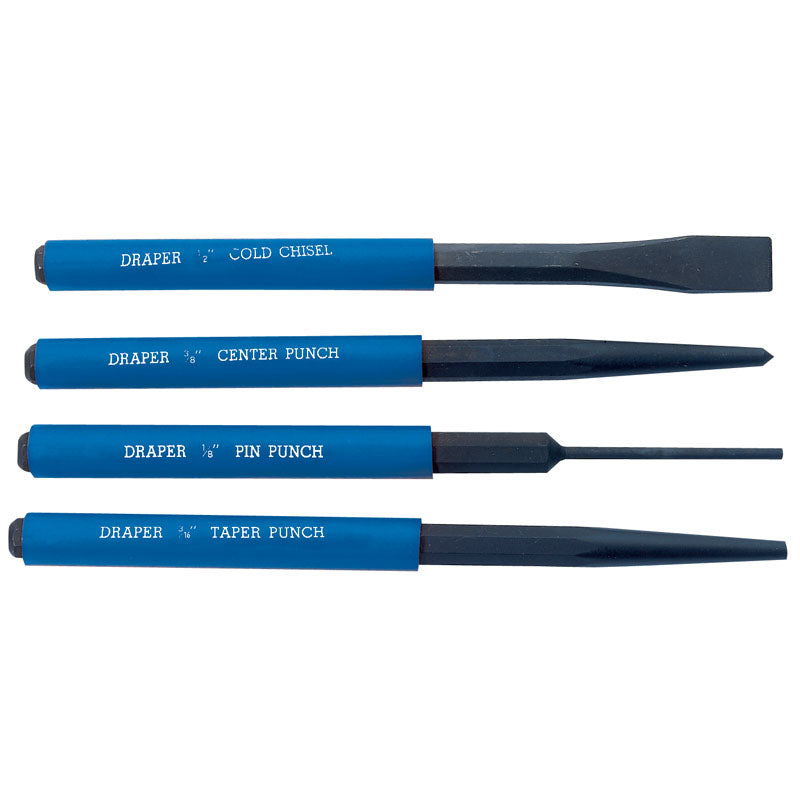 Draper Tools Chisel and Punch Set (4 Piece) DRA26559
