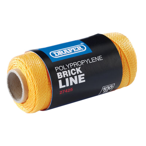 Draper Tools Orange Propylene Brick Line (100M) DRA27425