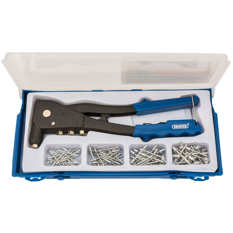 Draper Tools Hand Riveter Kit for Aluminium Rivets DRA27843