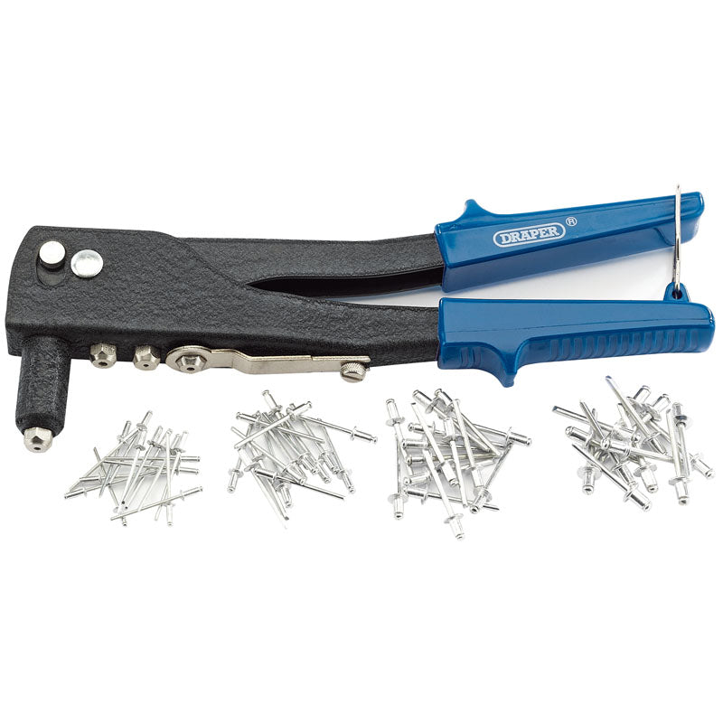 Draper Tools Hand Riveter Kit for Aluminium Rivets DRA27847