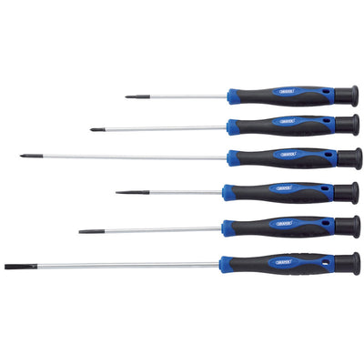 Draper Tools Extra Long Precision Screwdriver Set (6 Piece) DRA28119