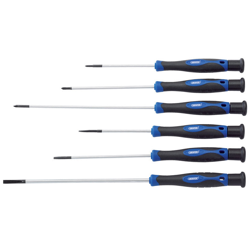 Draper Tools Extra Long Precision Screwdriver Set (6 Piece) DRA28119