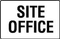 SITE OFFICE SIGN 143F