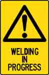 WELDING IN PROGRESS SIGN 403WMC