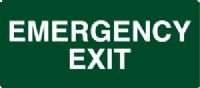 EMERGENCY EXIT SIGN 307EM