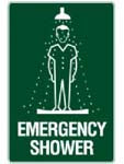 EMERGENCY SHOWER SIGN 38EMC