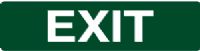 EXIT SIGN 340ESAV