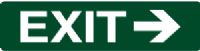 EXIT SIGN 342ESAV