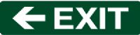 EXIT SIGN 343ESAV