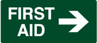 FIRST AID SIGN 338ESAV