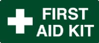 FIRST AID KIT SIGN 326ESAV