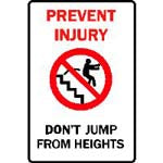 PREVENT INJURY SIGN 103P