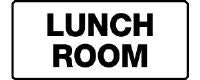 LUNCH ROOM SIGN 299TP