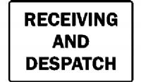 RECEIVING AND DESPATCH SIGN 172P