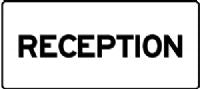 RECEPTION SIGN 313P