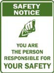 SAFETY NOTICE SIGN 371P