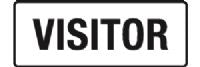 VISITOR SIGN 272P