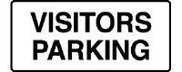 VISITORS PARKING SIGN 287TMC