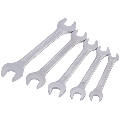 Draper Tools Metric Open End Spanner Set (5 Piece) DRA30768