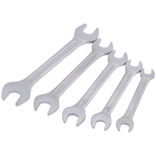 Draper Tools Metric Open End Spanner Set (5 Piece) DRA30768