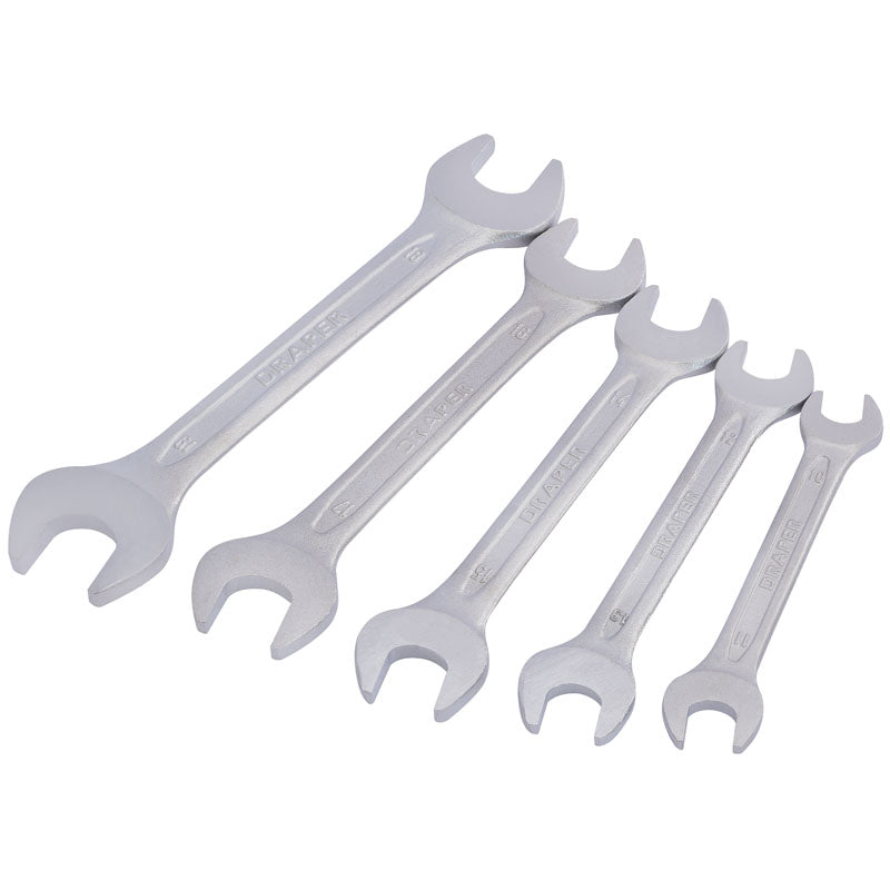 Draper Tools Metric Open End Spanner Set (5 Piece) DRA30768