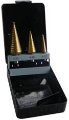 SAVAGE Titanium Nitride Coated Step Drill Set- 4-30mm 30S1