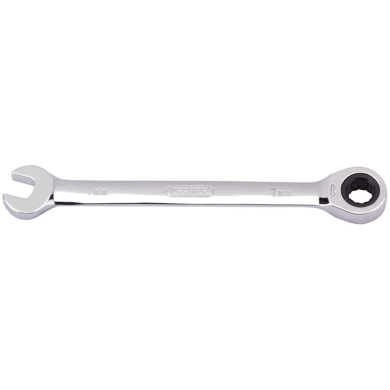 Draper Tools 7mm Metric Ratcheting Combination Spanner DRA31004