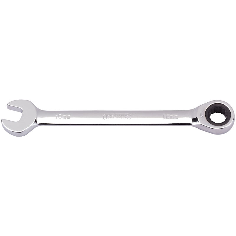 Draper Tools 10mm Metric Ratcheting Combination Spanner DRA31007