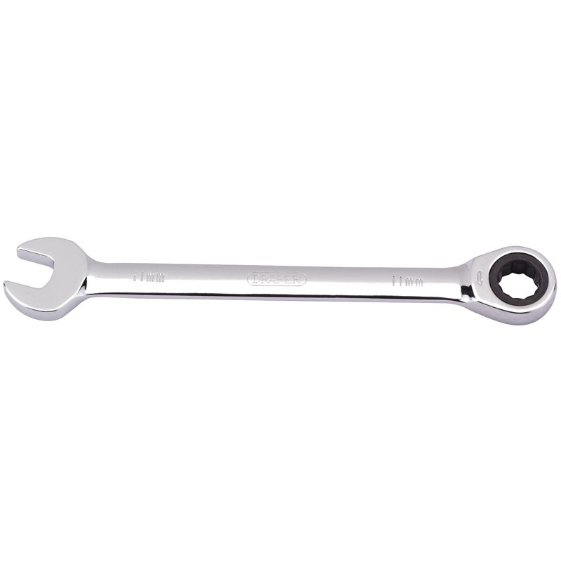 Draper Tools 11mm Metric Ratcheting Combination Spanner DRA31008