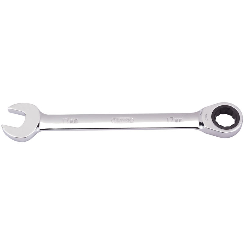 Draper Tools 17mm Metric Ratcheting Combination Spanner DRA31014