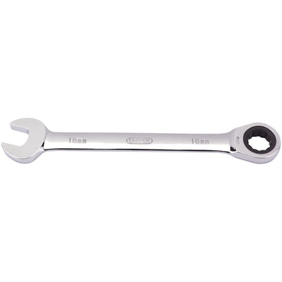 Draper Tools 18mm Metric Ratcheting Combination Spanner DRA31015