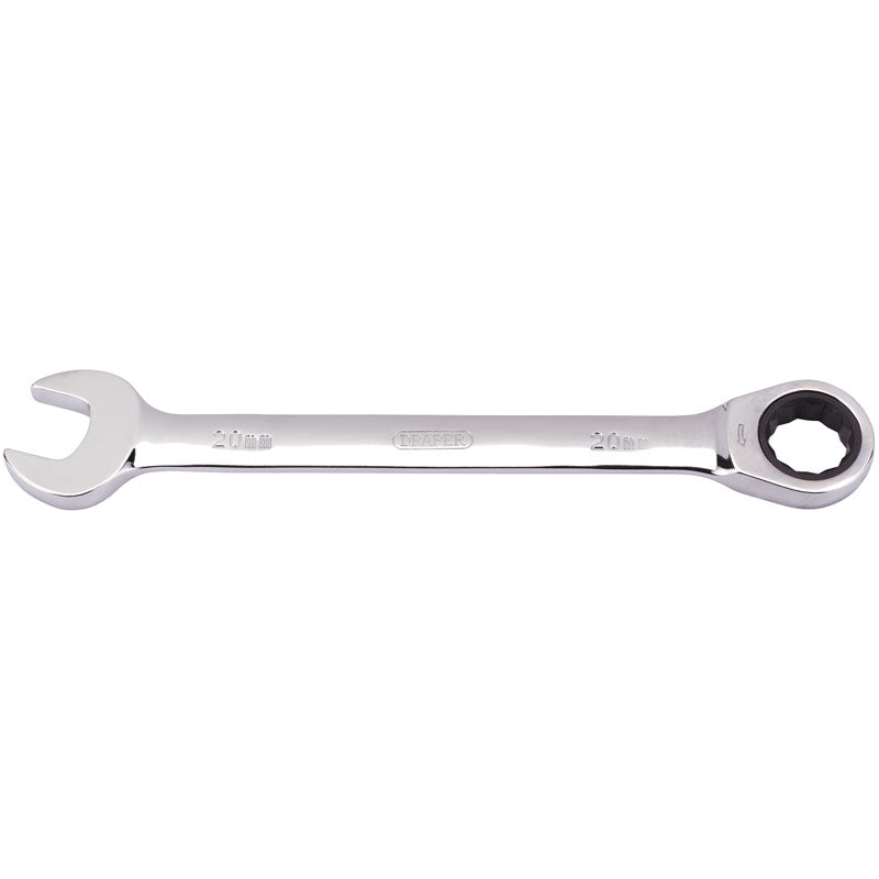 Draper Tools 20mm Metric Ratcheting Combination Spanner DRA31019