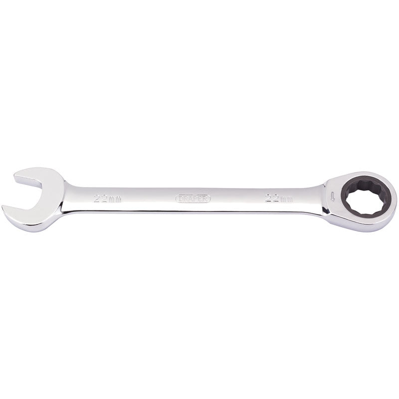 Draper Tools 22mm Metric Ratcheting Combination Spanner DRA31022