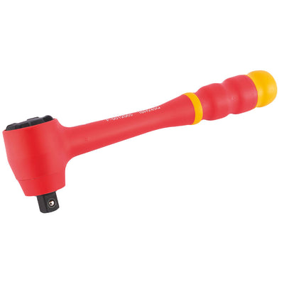 Draper Tools 1/2 Sq. Dr. VDE Reversible Ratchet with Soft Grip Handle DRA31137
